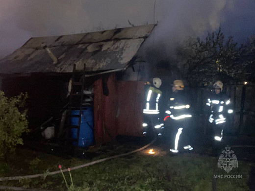 За сутки в Ивановской области сгорело 4 бани